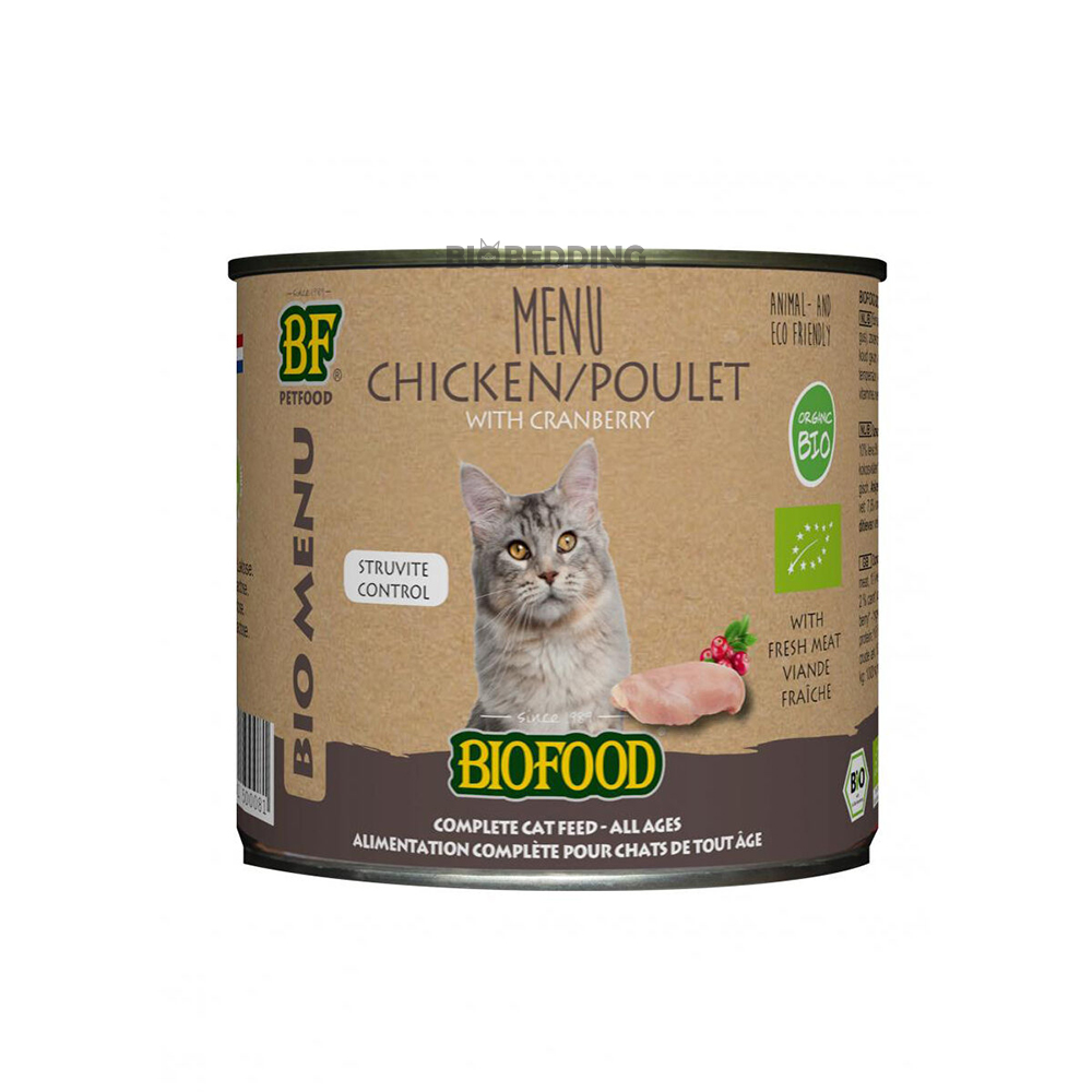 BF Petfood Bio Kipmenu – 200 g blik